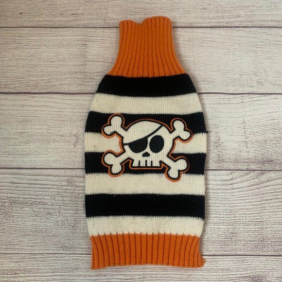 Other - Dog Turtleneck Sweater for Small Dogs Halloween Skeleton Skull Pirate